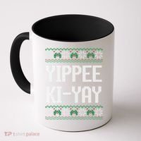 Yippee Ki Yay Funny Christmas Coffee Mug thumb 0