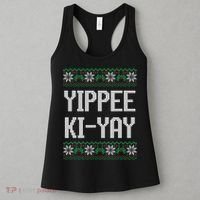 Yippee Ki Yay Funny Christmas Women's Tank Top thumb 3
