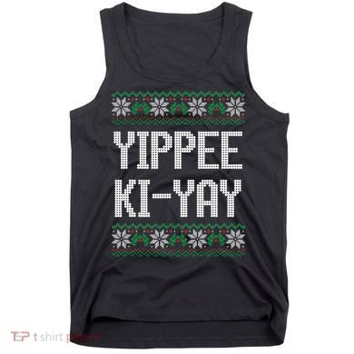 Yippee Ki Yay Funny Christmas Tank Top
