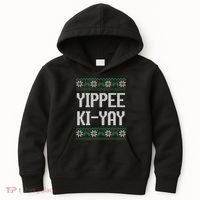 Yippee Ki Yay Funny Christmas Kids Hoodie thumb 0