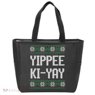 Yippee Ki Yay Funny Christmas Tote Bag