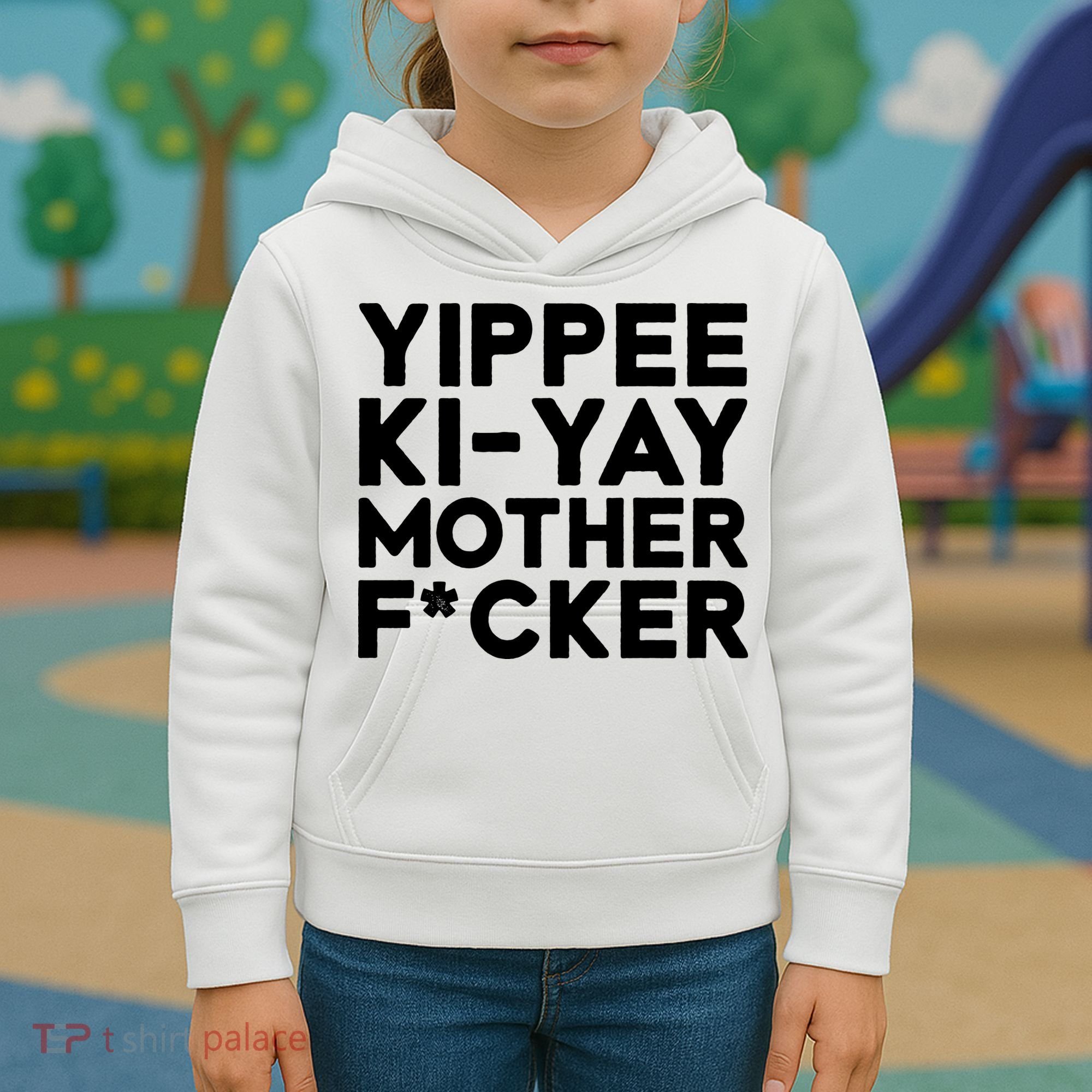 Yippee Ki Yay Mother F Cker Kids Hoodie