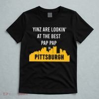 Yinz Looking At Best Yinzer Pap Pap Pittsburgh Pa T-Shirt thumb 5