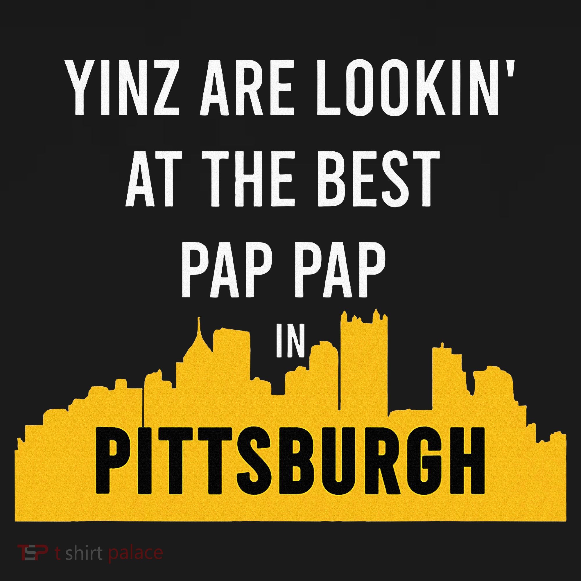 Yinz Looking At Best Yinzer Pap Pap Pittsburgh Pa Baby Bodysuit