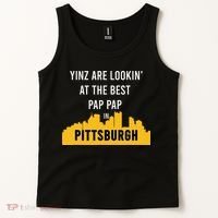 Yinz Looking At Best Yinzer Pap Pap Pittsburgh Pa Tank Top thumb 2