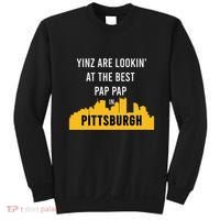 Yinz Looking At Best Yinzer Pap Pap Pittsburgh Pa Sweatshirt thumb 0