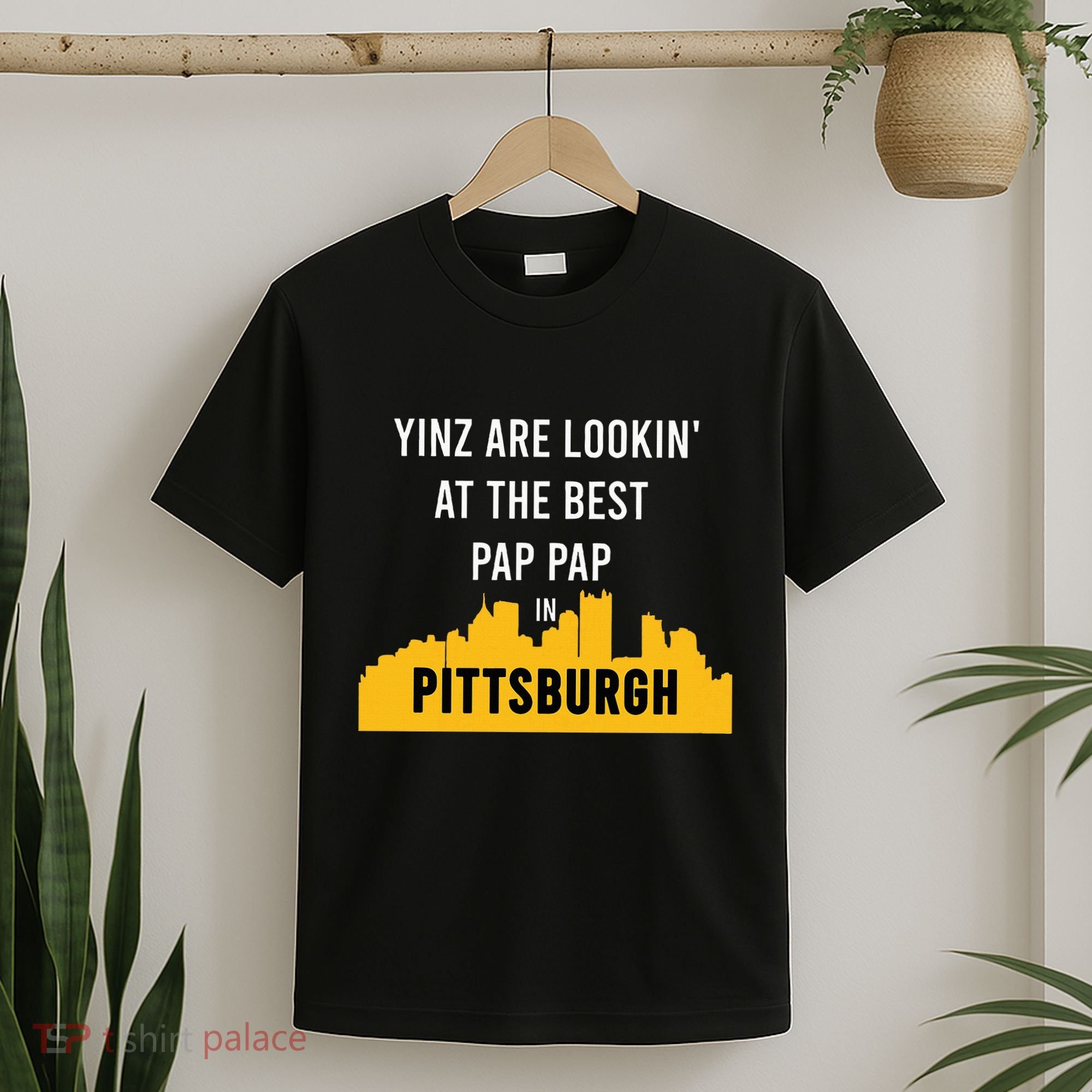 Yinz Looking At Best Yinzer Pap Pap Pittsburgh Pa T-Shirt