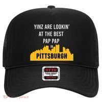 Yinz Looking At Best Yinzer Pap Pap Pittsburgh Pa Hat thumb 0