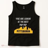 Yinz Looking At Best Yinzer Pap Pap Pittsburgh Pa Tank Top thumb 2