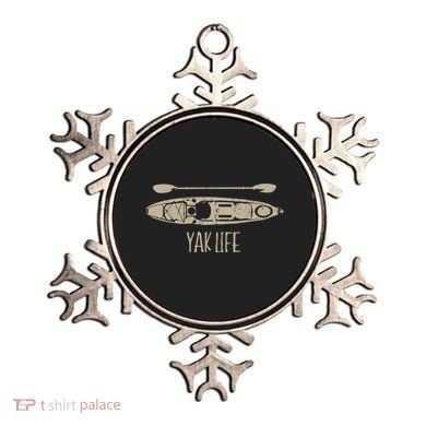 Yak Life Graphic Kayak Life Kayaking And Paddling Gift Ornament