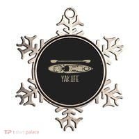 Yak Life Graphic Kayak Life Kayaking And Paddling Gift Ornament thumb 0