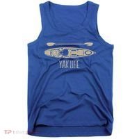 Yak Life Graphic Kayak Life Kayaking And Paddling Gift Tank Top thumb 0