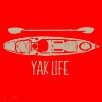 Yak Life Graphic Kayak Life Kayaking And Paddling Gift Santa Hat thumb 1