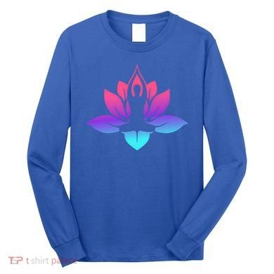 Yoga Lotus Gift Long Sleeve Shirt