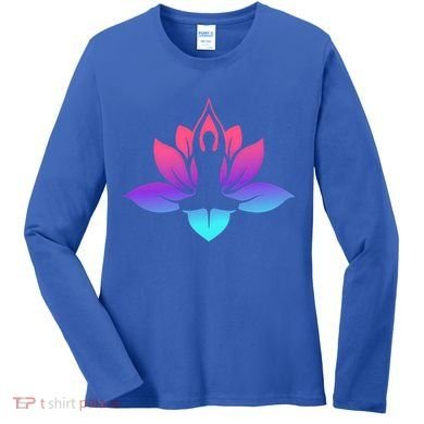 Yoga Lotus Gift Women's Long Sleeve Shirt