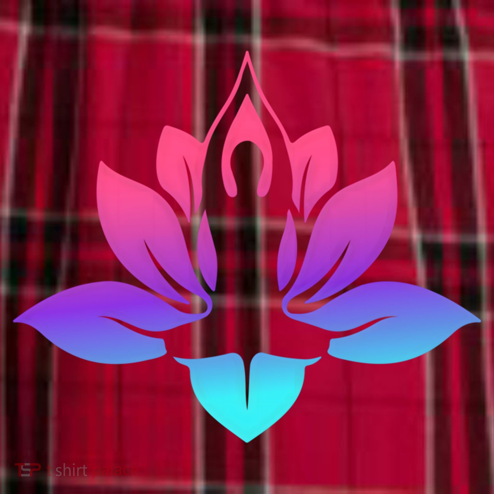Yoga Lotus Gift Women's Flannel Plaid Pajama Pants