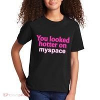 You Looked Hotter On Myspace Funny Flirting Quote Kids T-Shirt thumb 2