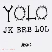 Yolo Lol Jk Brb Jesus Christmas Religious Christian Lover Women's Tank Top thumb 5