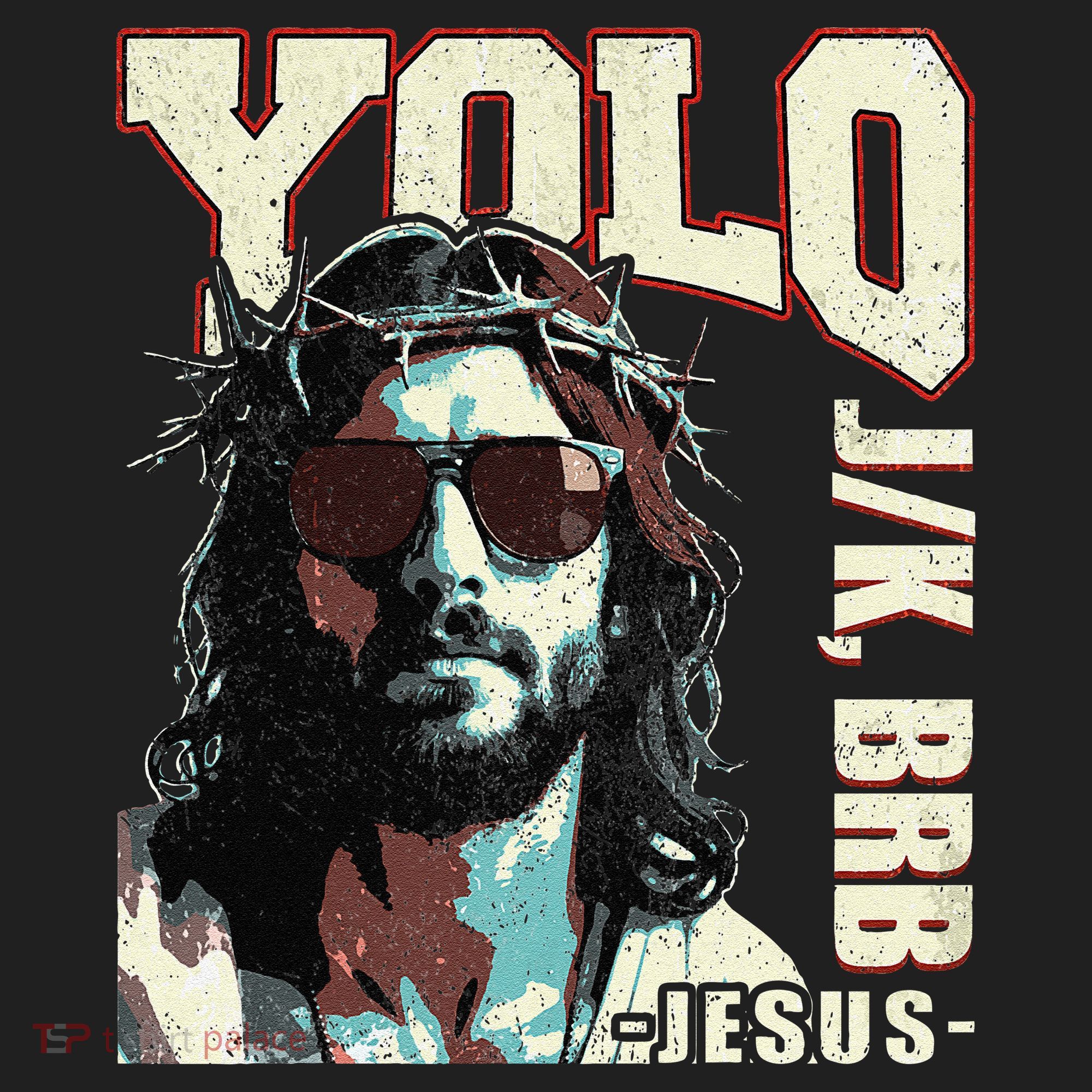 YOLO LOL JK BRB Jesus Funny Easter Christians Resurrection Beanie