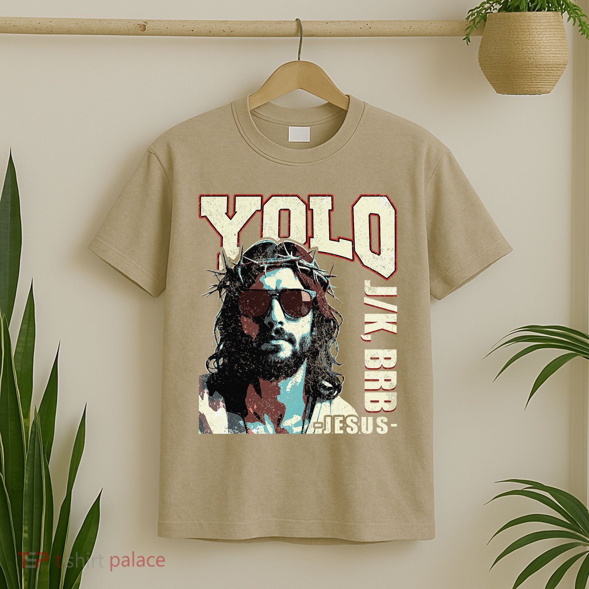 YOLO LOL JK BRB Jesus Funny Easter Christians Resurrection T-Shirt