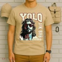 YOLO LOL JK BRB Jesus Funny Easter Christians Resurrection T-Shirt thumb 6