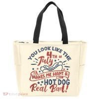 You Look Like The 4th July Makes Me Want A Hot Dog Real Bad Tote Bag thumb 0