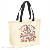 You Look Like The 4th July Makes Me Want A Hot Dog Real Bad Tote Bag thumb 2