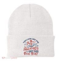 You Look Like The 4th July Makes Me Want A Hot Dog Real Bad Beanie thumb 0