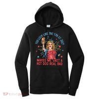 You Look Like The 4th Of July Makes Me Want Hot Dog Real Bad Women's Hoodie thumb 0
