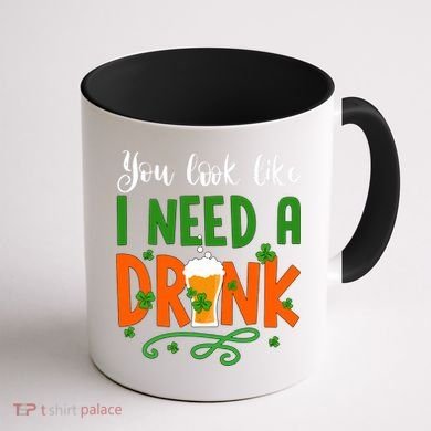 You Look Like I Need A Drink Coffee Mug back