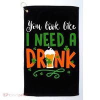 You Look Like I Need A Drink Golf Towel thumb 0