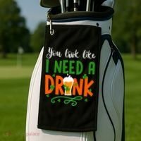 You Look Like I Need A Drink Golf Towel thumb 2