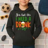 You Look Like I Need A Drink Kids Hoodie thumb 2