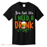 You Look Like I Need A Drink Kids T-Shirt thumb 0