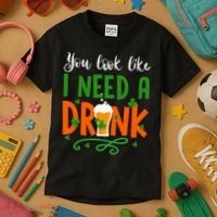You Look Like I Need A Drink Kids T-Shirt thumb 3