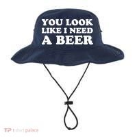 You Look Like I Need A Beer Funny Brew Alcohol Drink Bucket Hat thumb 0