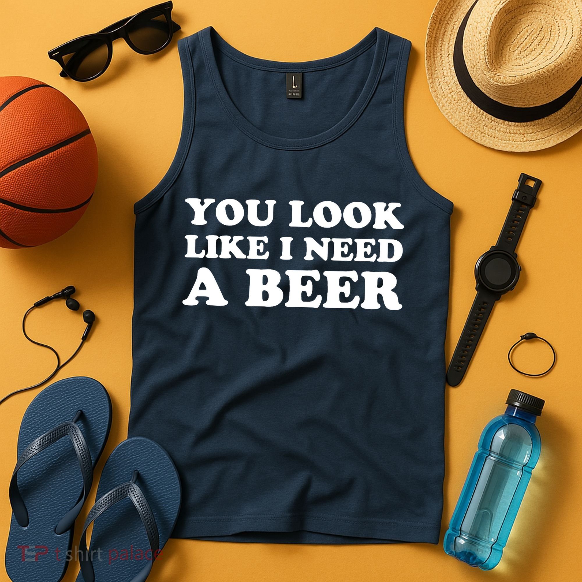 You Look Like I Need A Beer Funny Brew Alcohol Drink Tank Top