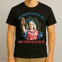 You Look Like The 4th Of July Hot Dog Wiener T-Shirt thumb 3