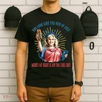 You Look Like The 4th Of July Hot Dog Wiener T-Shirt thumb 6