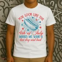 You Look Like The 4th Of July Independence Day T-Shirt thumb 3