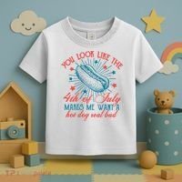 You Look Like The 4th Of July Independence Day Toddler T-Shirt thumb 3