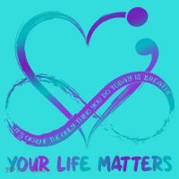 Your Life Matters Suicide Prevention Awareness Infinity Heart Tote Bag thumb 4