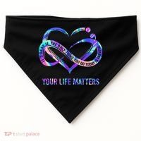 Your Life Matters Suicide Prevention Awareness USA-Made Doggie Bandana thumb 0