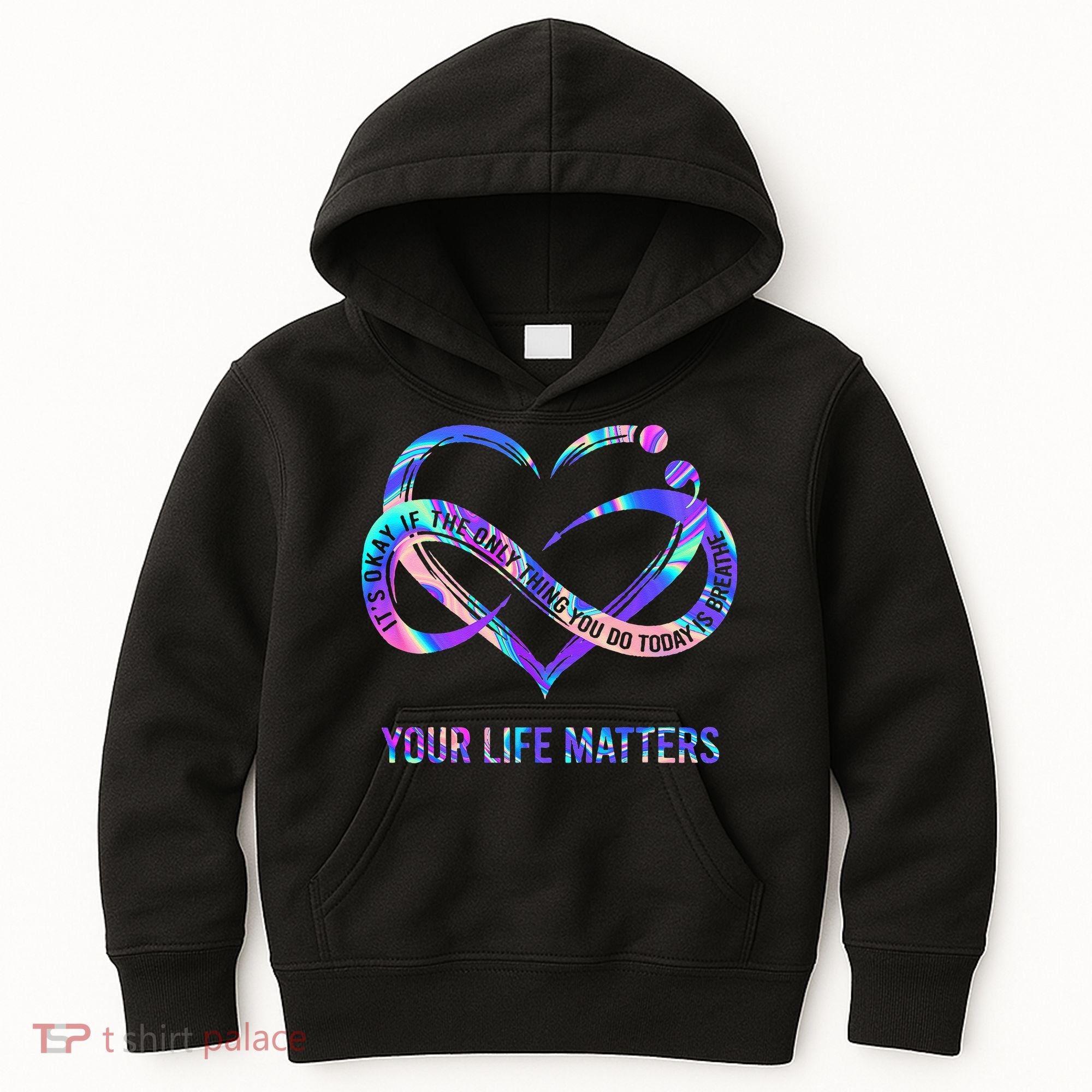 Your Life Matters Suicide Prevention Awareness Kids Hoodie