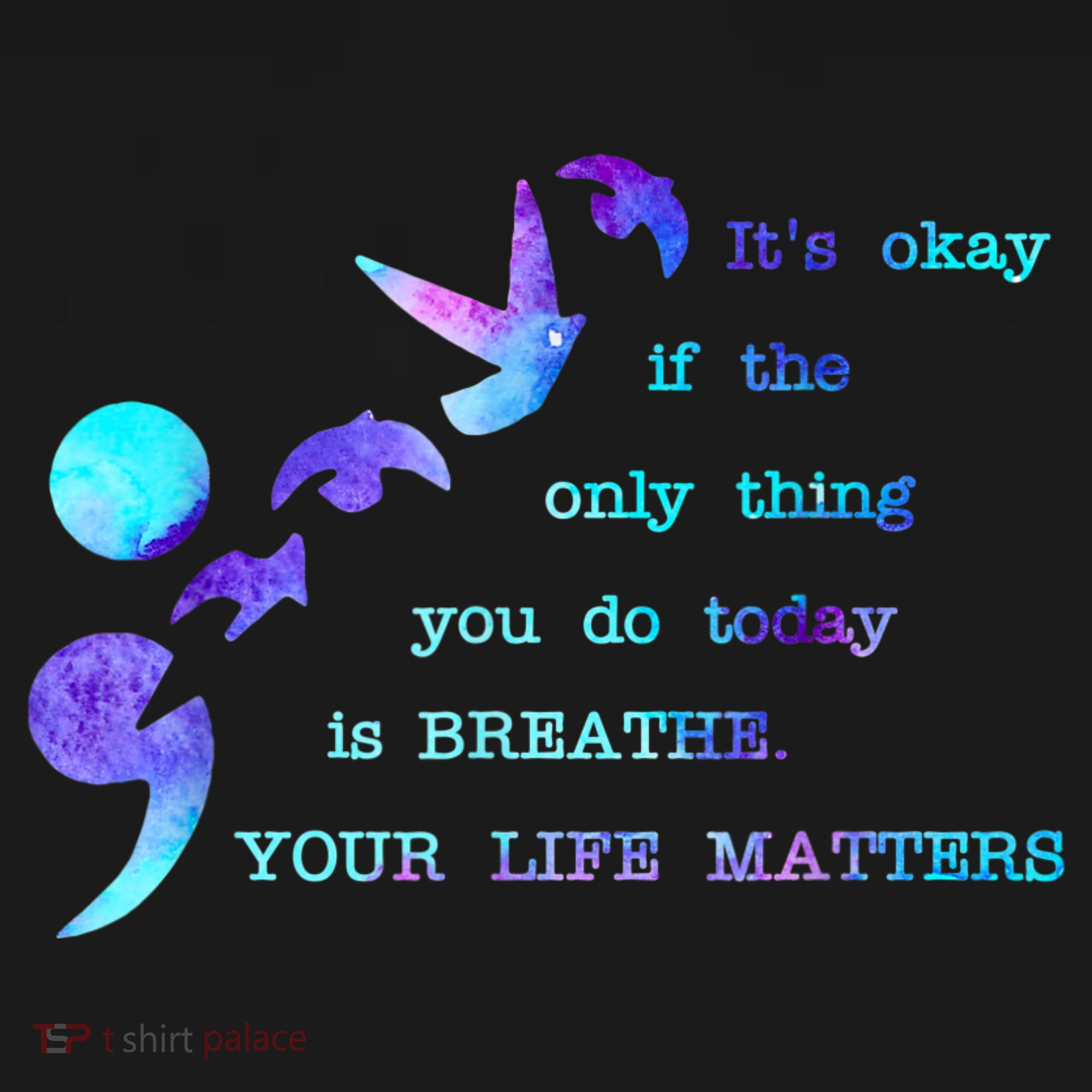 Your Life Matters Suicide Prevention Awareness Doggie Tank