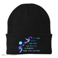 Your Life Matters Suicide Prevention Awareness Beanie thumb 0