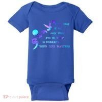 Your Life Matters Suicide Prevention Awareness Baby Bodysuit thumb 0