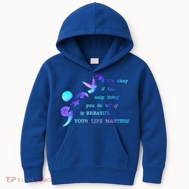 Your Life Matters Suicide Prevention Awareness Kids Hoodie