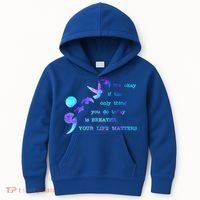 Your Life Matters Suicide Prevention Awareness Kids Hoodie thumb 0