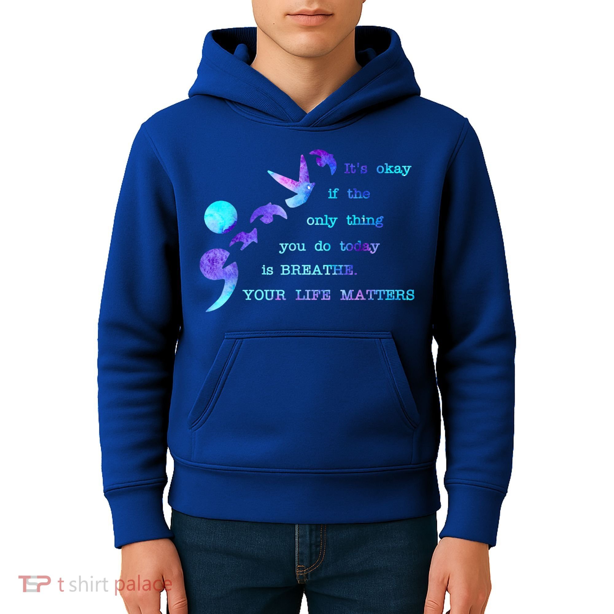 Your Life Matters Suicide Prevention Awareness Kids Hoodie